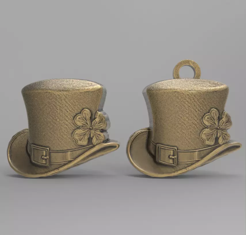 st patrick hat decor cnc  3D print model_0