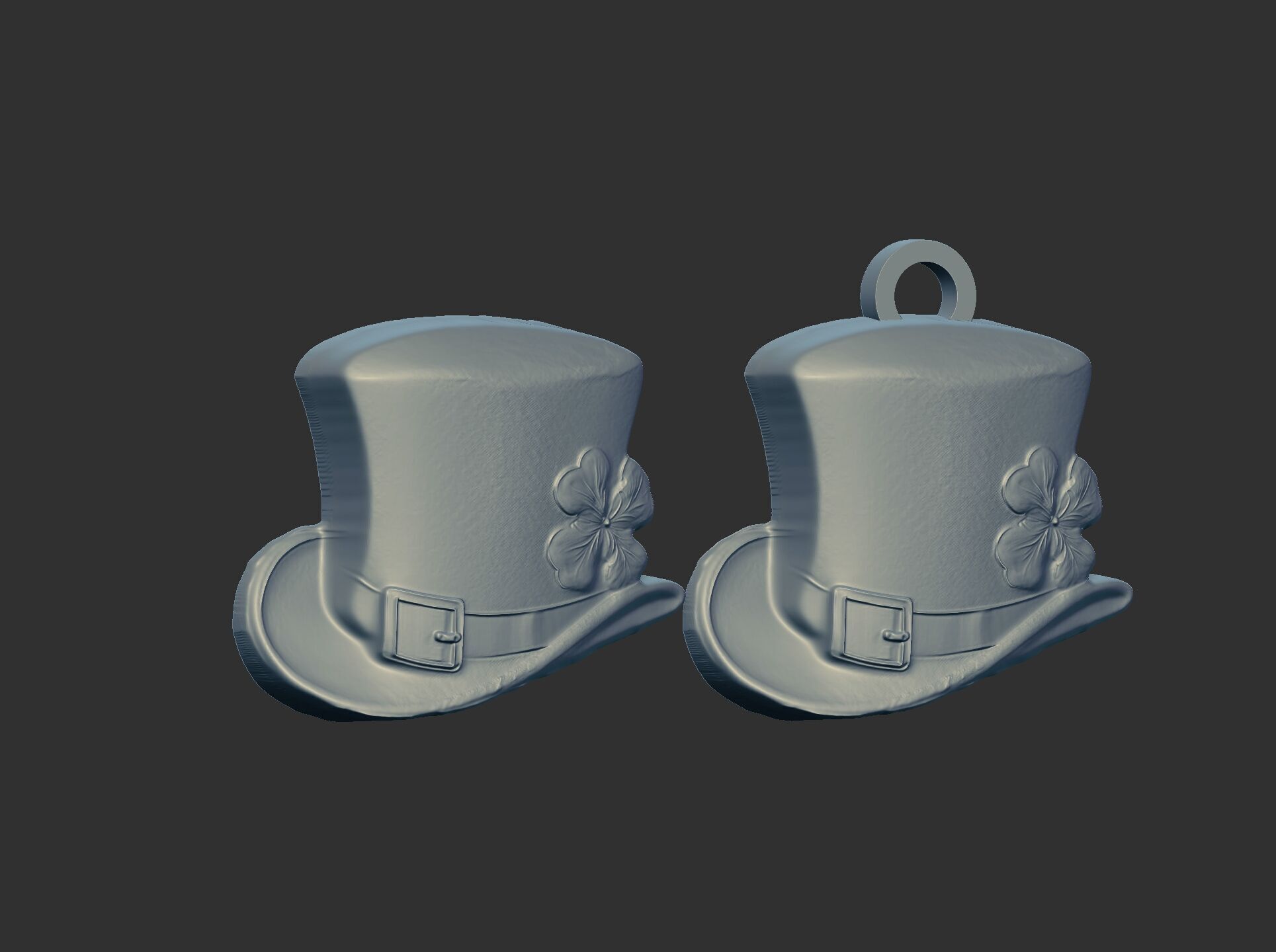 st patrick hat decor cnc  3D print model_9