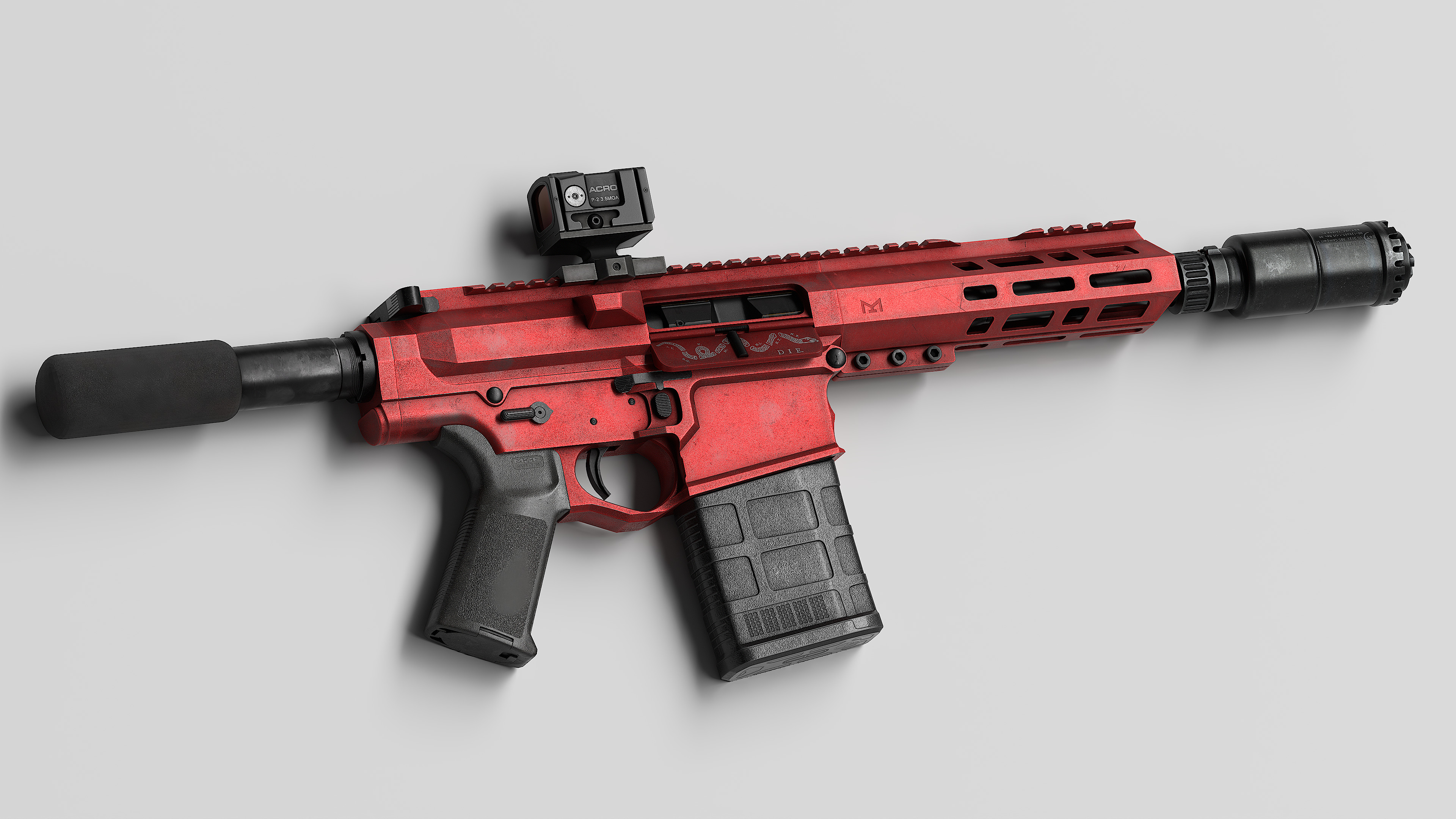 AR LR 308 V2 Low-poly 3D model_10