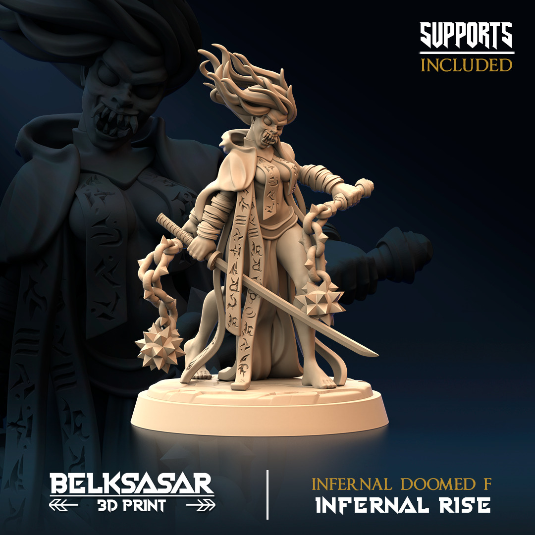 Infernal Rise - Knight 3D print model_13