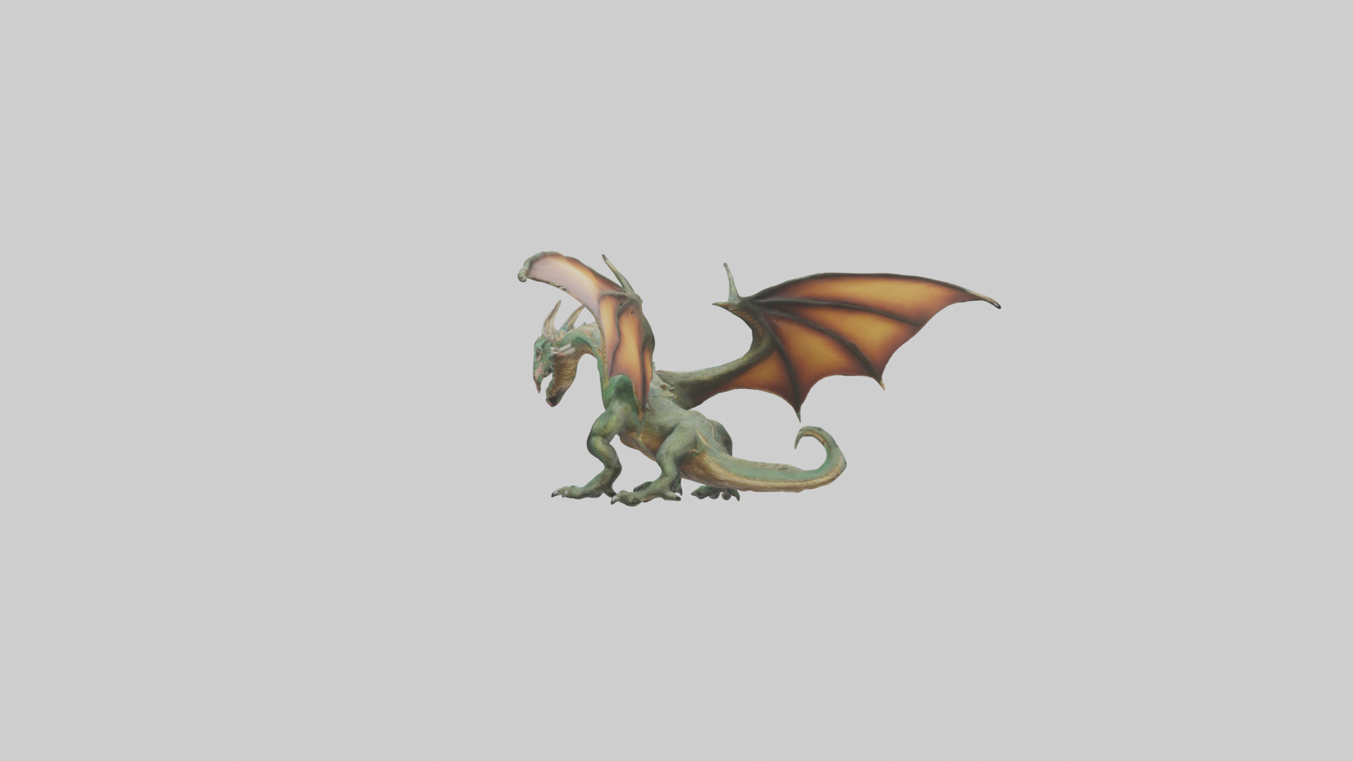 Gargantuan Dragon model 3D model_1