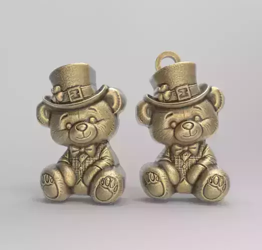 st patrick day teddy decoration