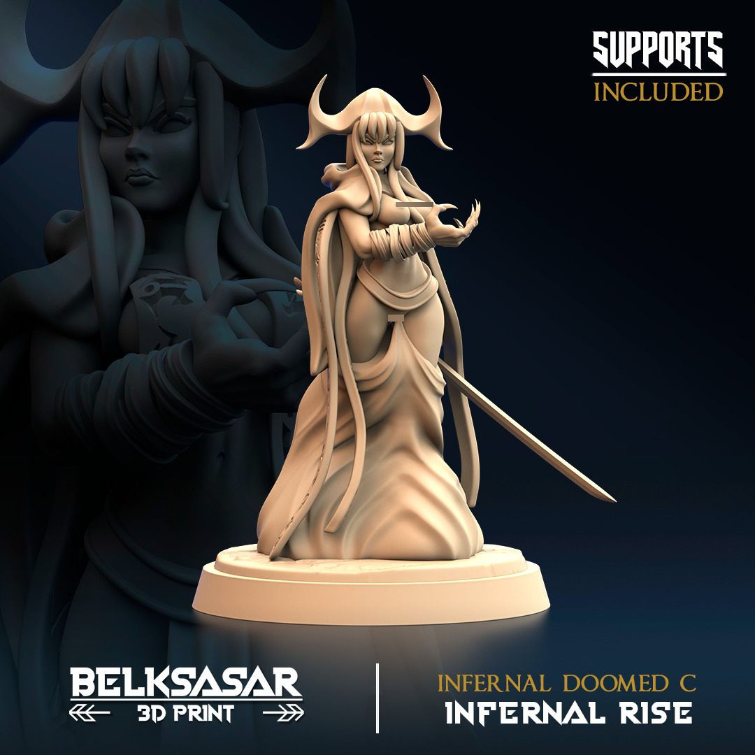 Infernal Rise - Crusader 3D print model_10