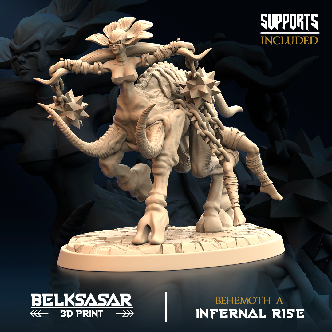 Infernal Rise - Crusader 3D print model_19