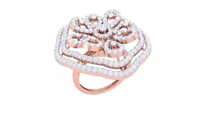 Women Ring  Render 3dm STL OBJ FBX MTL Details