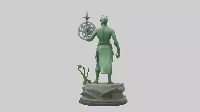 Eco Defender Statue model