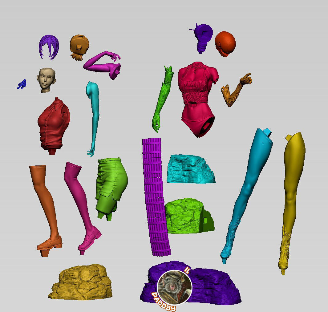 Reze and Bomb Devil Fan art 3D print model_4