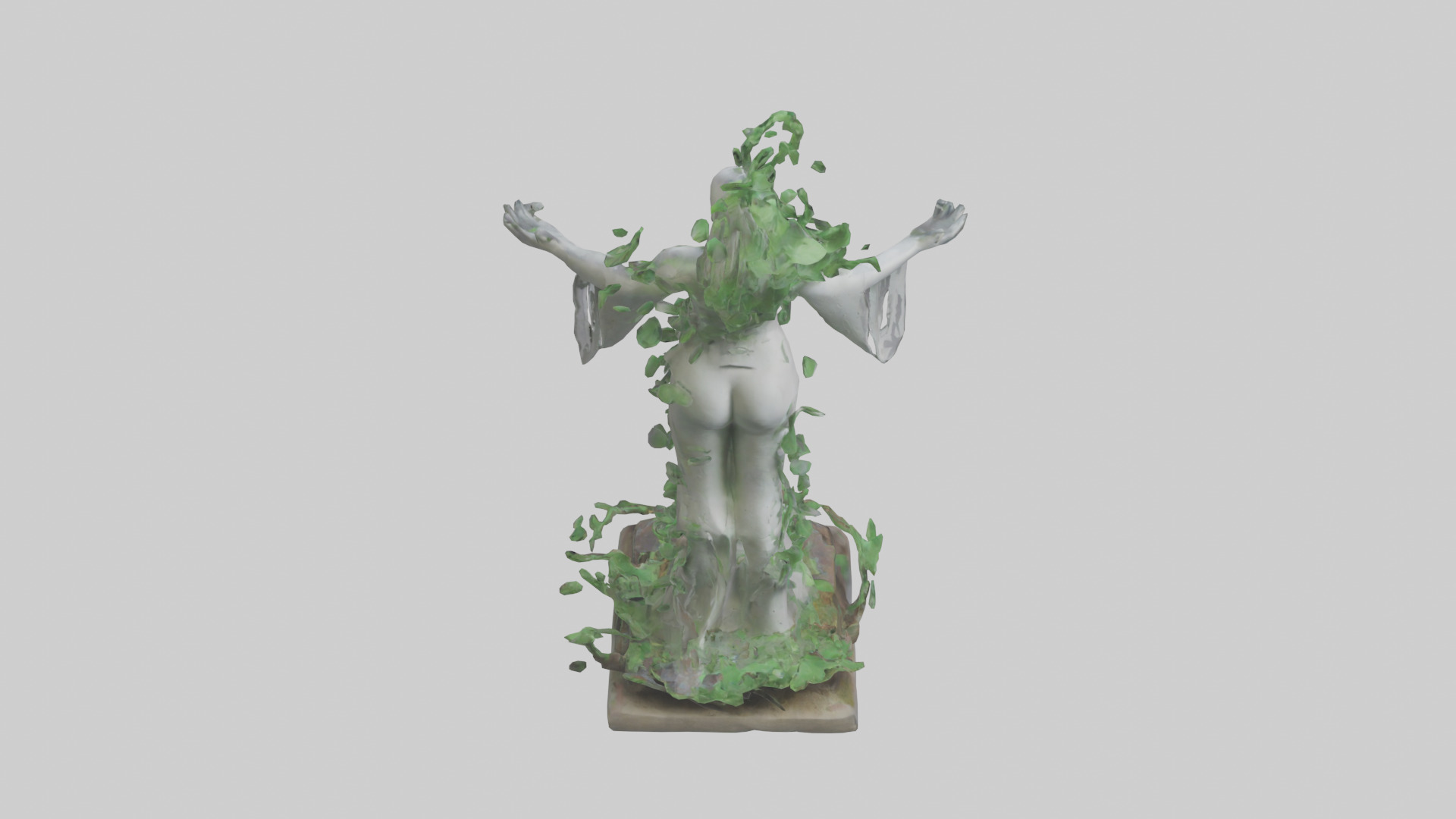 Eco Visionary Statue model 3D model_15