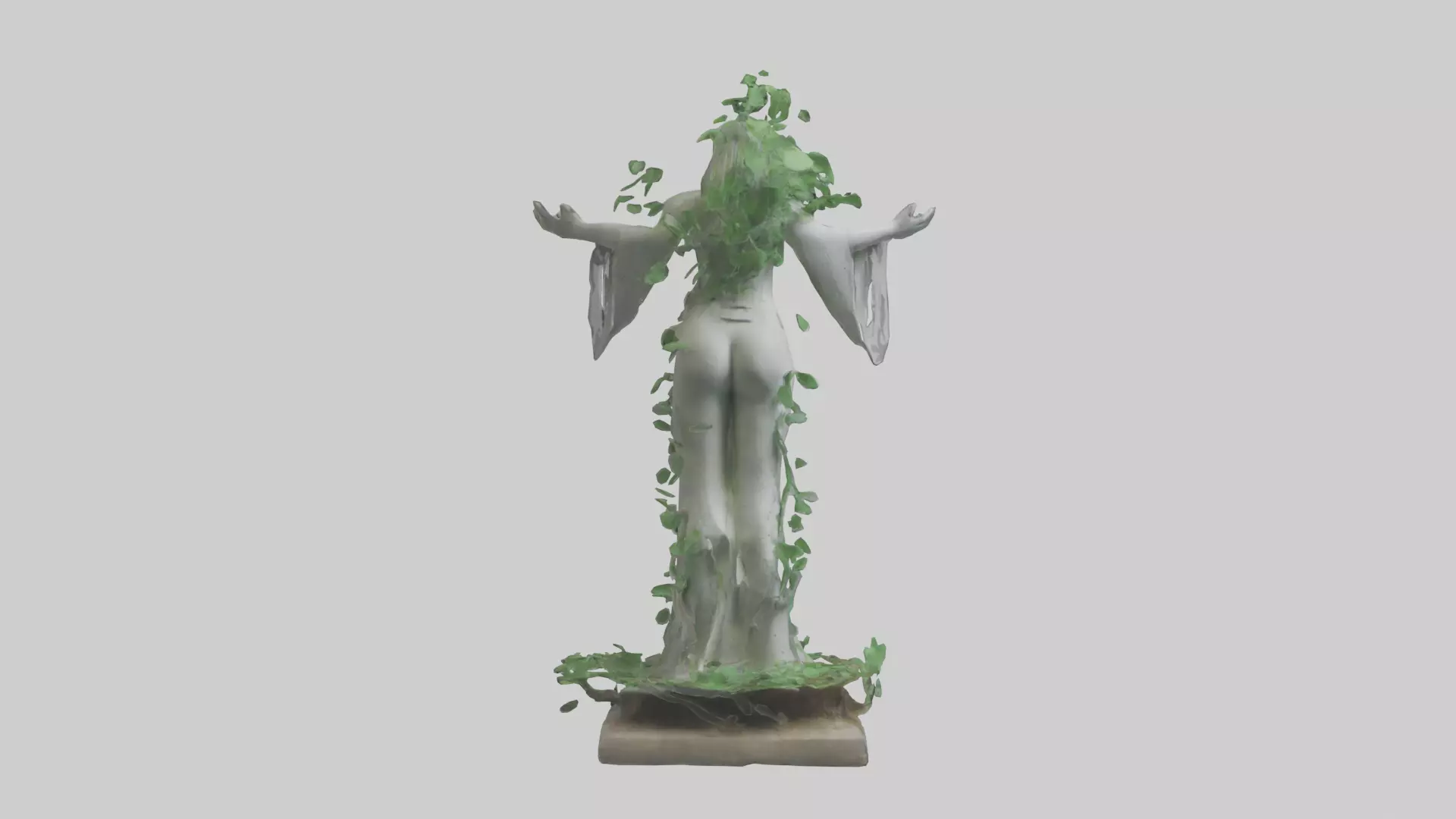 Eco Visionary Statue model 3D model_0