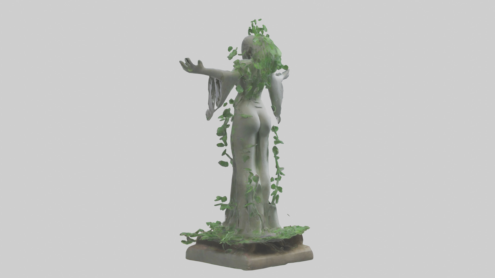 Eco Visionary Statue model 3D model_1