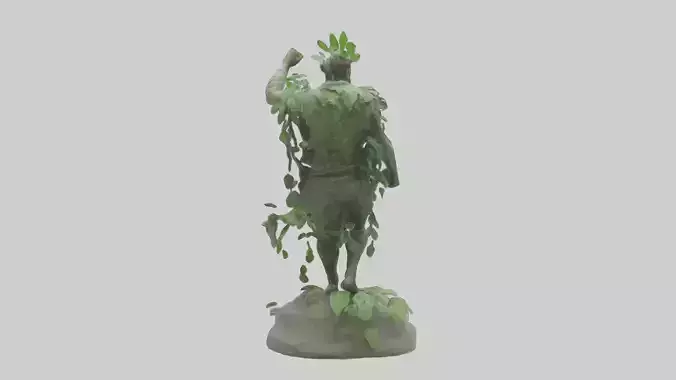 Eco Warrior Statue model