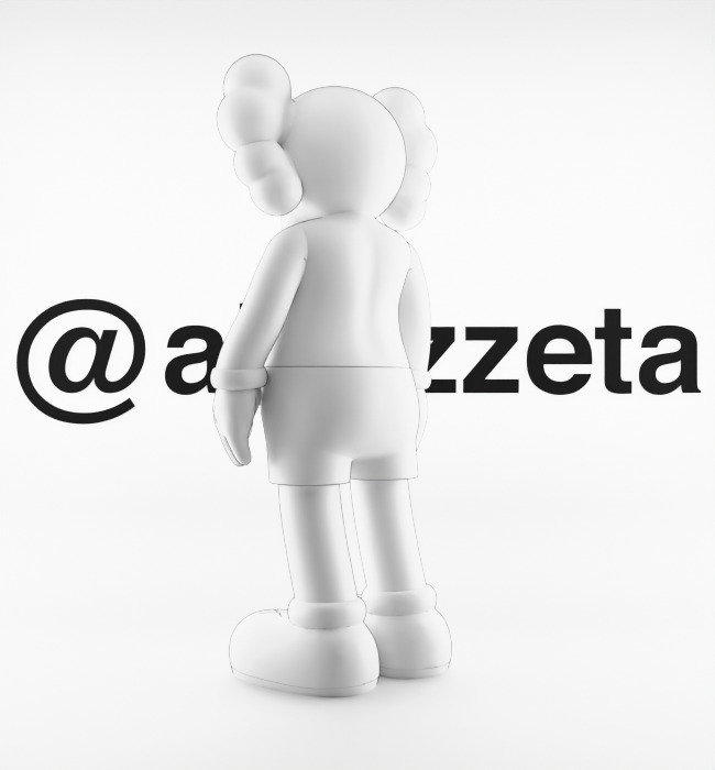 Kaws Love NY New York Textured Low-poly 3D model_15