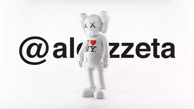 Kaws Love NY New York Textured