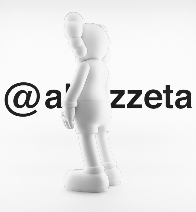 Kaws Love NY New York Textured Low-poly 3D model_13