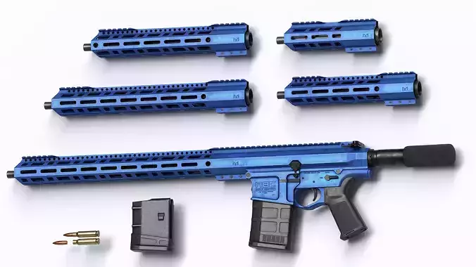 AR LR 308 Modular Rifle 7in-18in