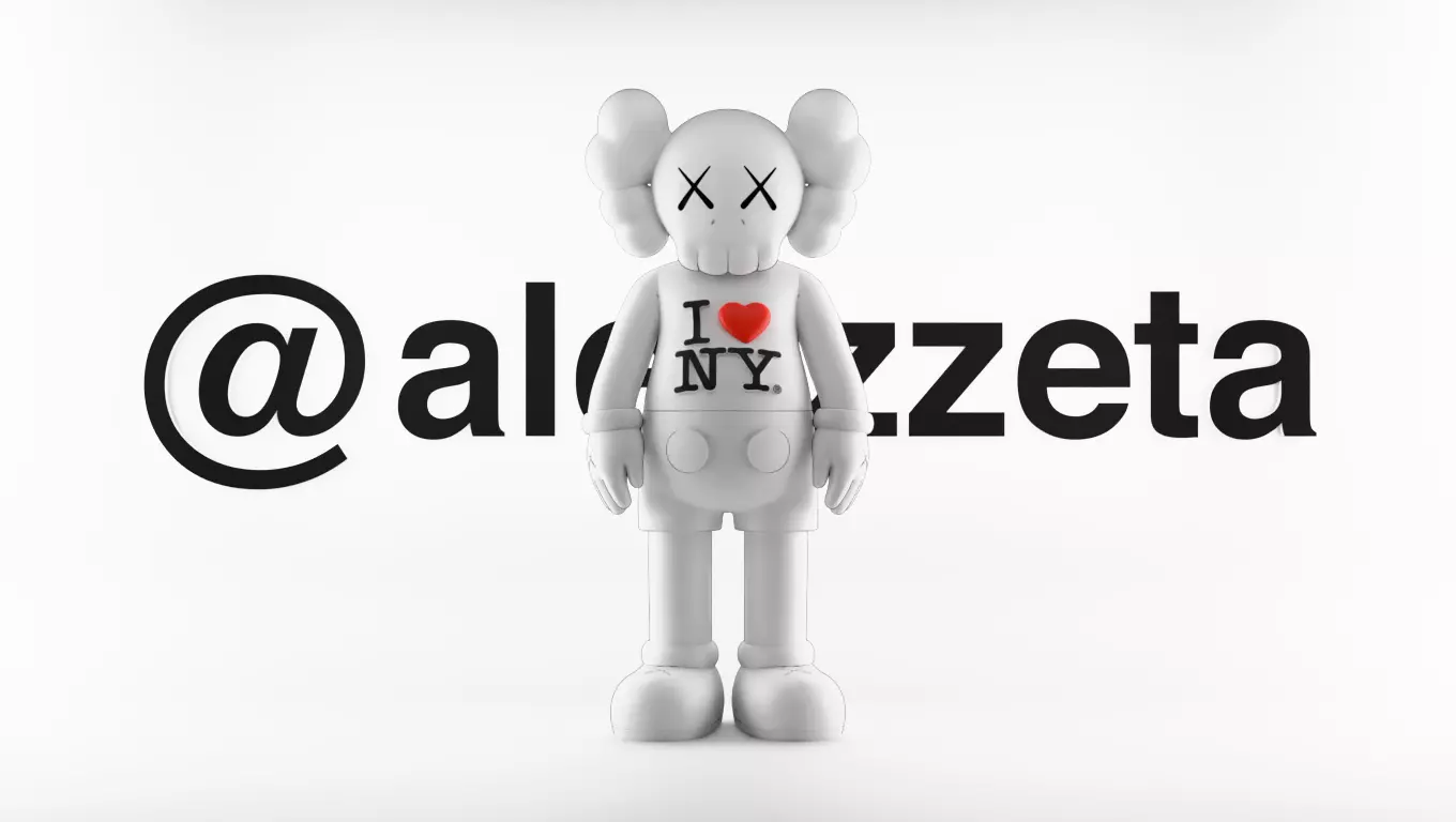 Kaws Love NY New York for Print 3D print model