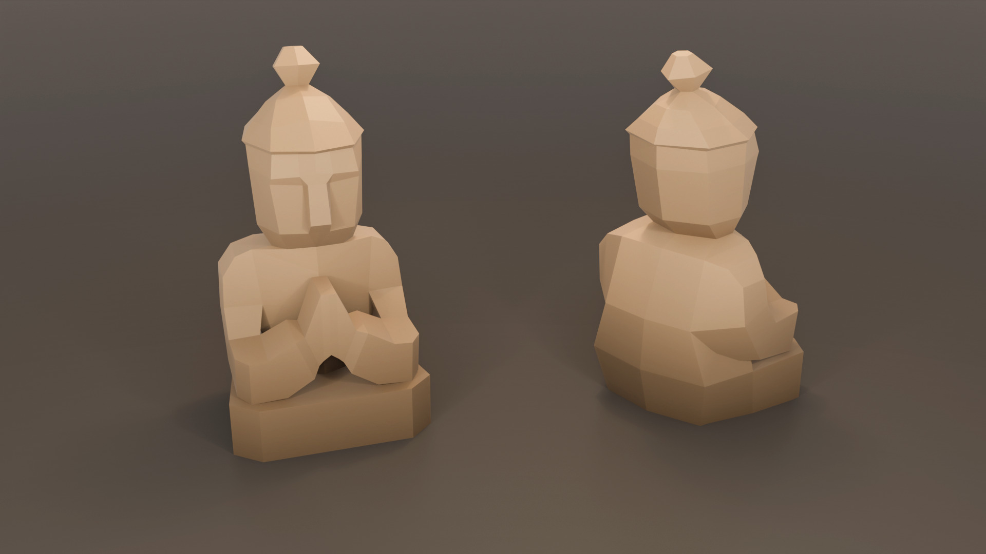 Japanese Low Poly Environment Pack Low-poly 3D model_9