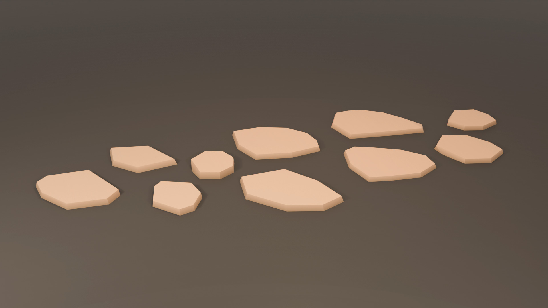 Japanese Low Poly Environment Pack Low-poly 3D model_14