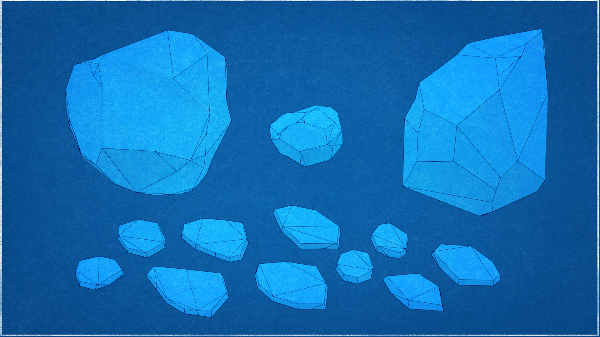 Japanese Low Poly Environment Pack Low-poly 3D model_15