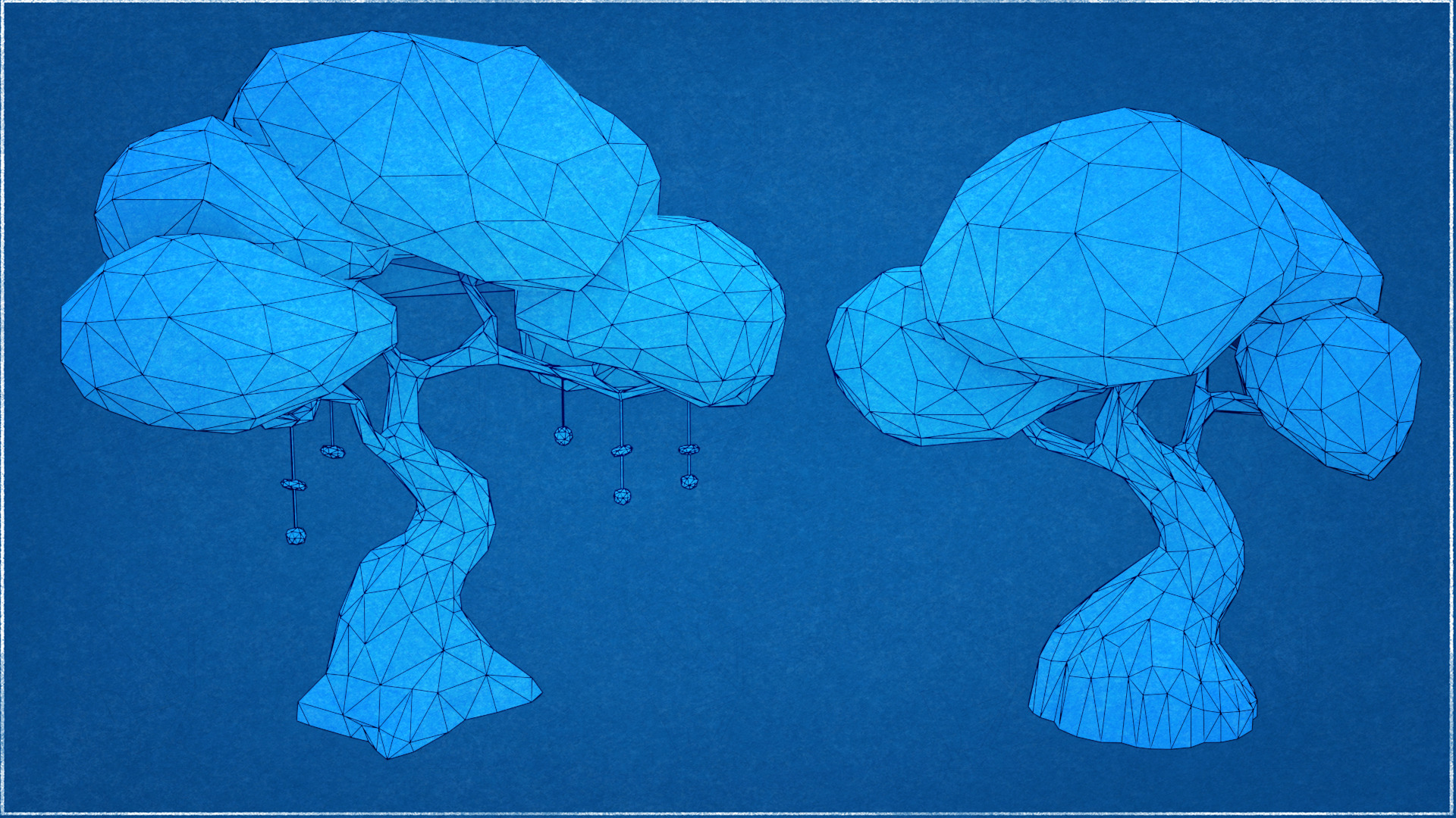 Japanese Low Poly Environment Pack Low-poly 3D model_21