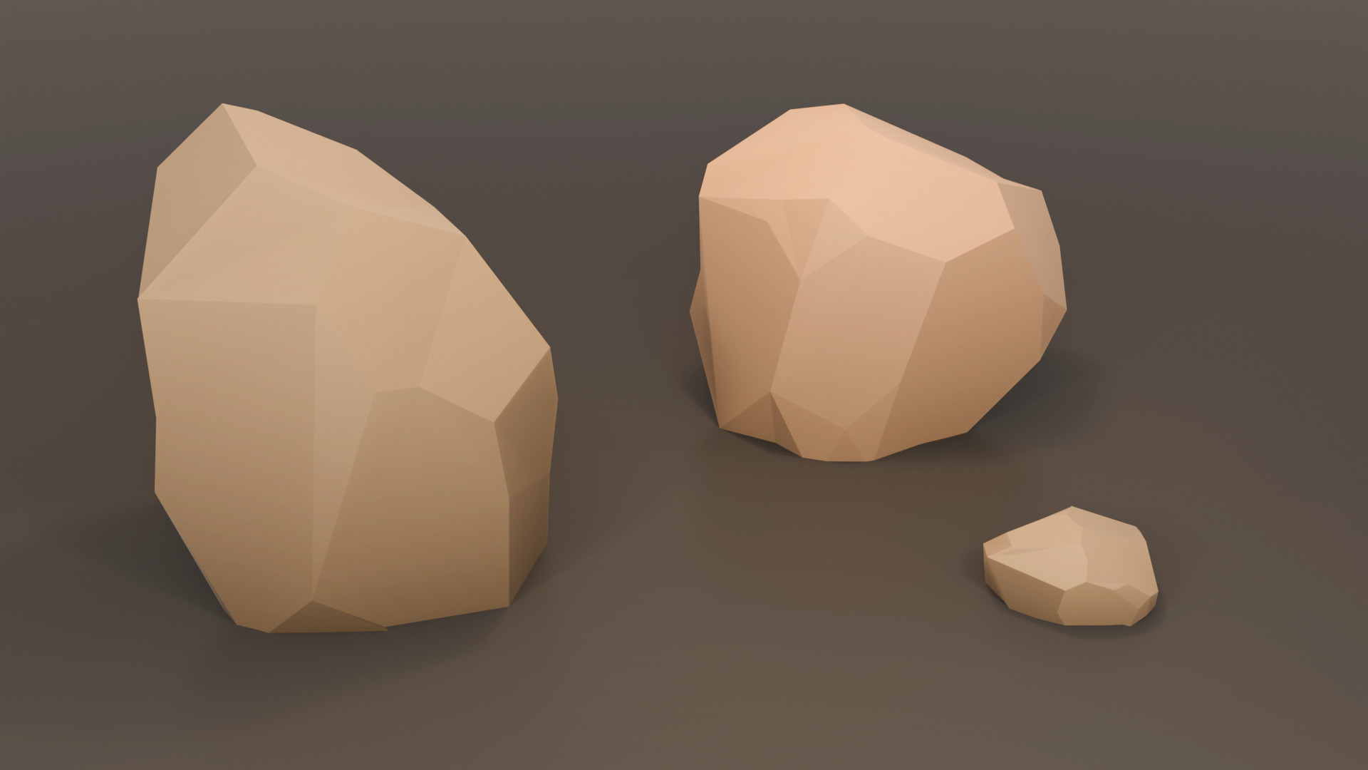 Japanese Low Poly Environment Pack Low-poly 3D model_12