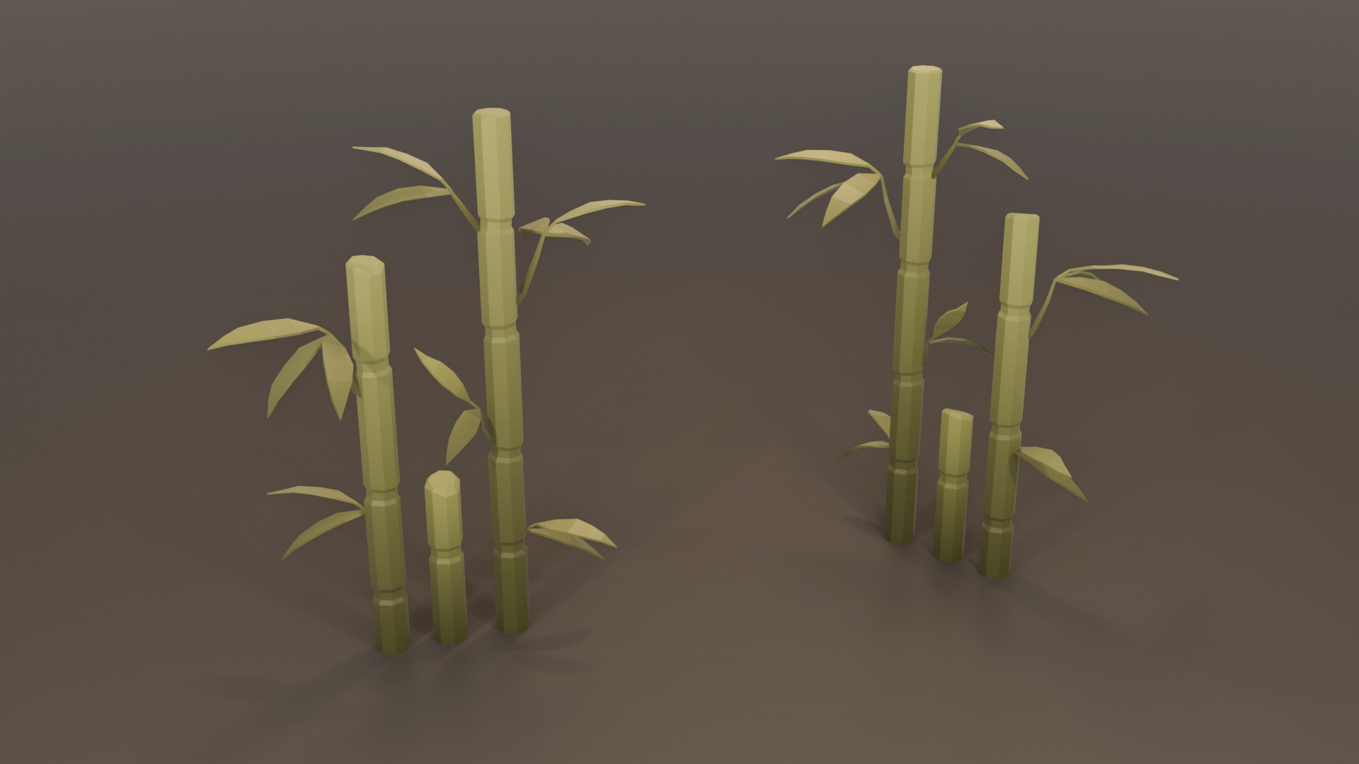 Japanese Low Poly Environment Pack Low-poly 3D model_10