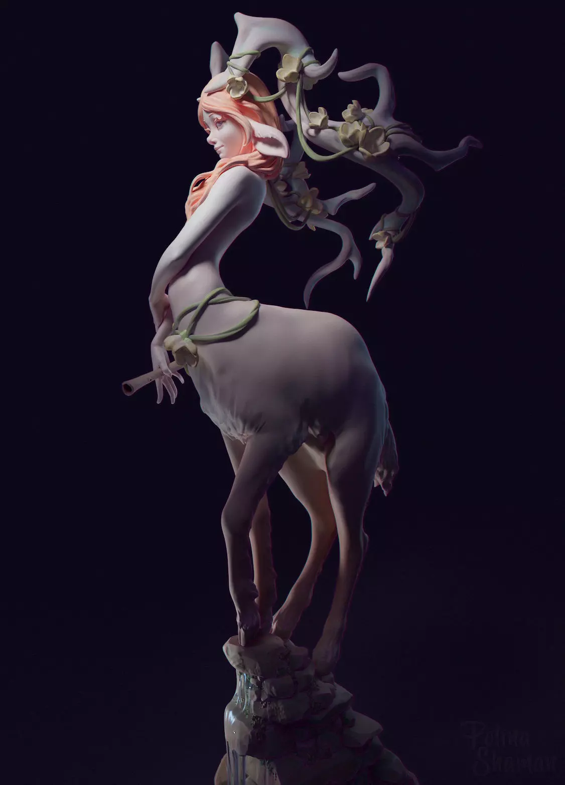 Shy - printable stl 3D print model_0