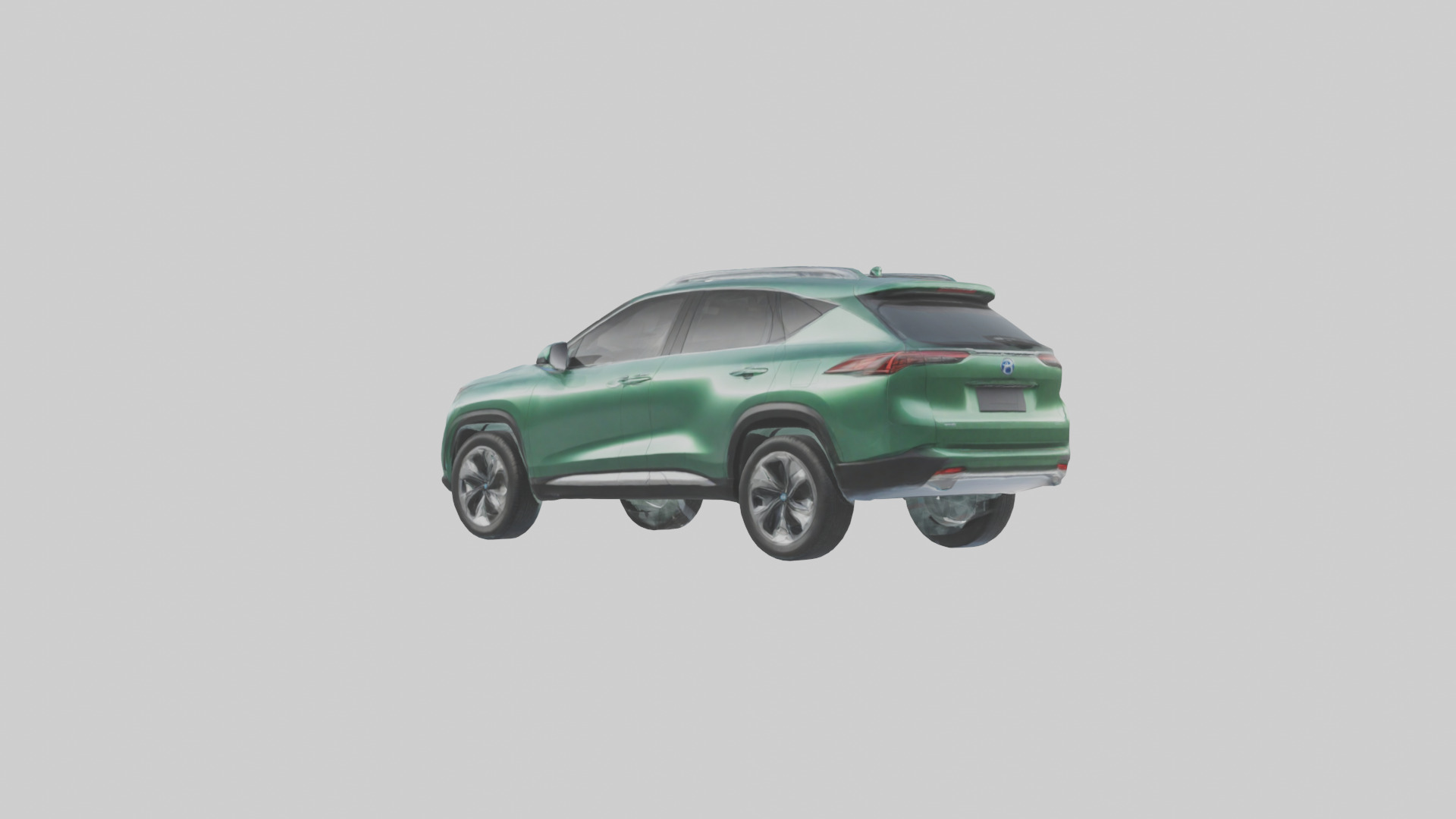 Ecofriendly Hybrid SUV model 3D model_1