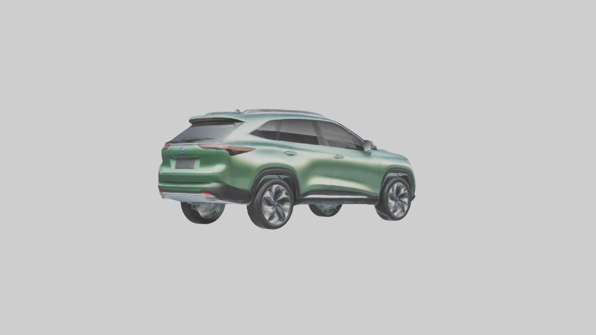 Ecofriendly Hybrid SUV model 3D model_2