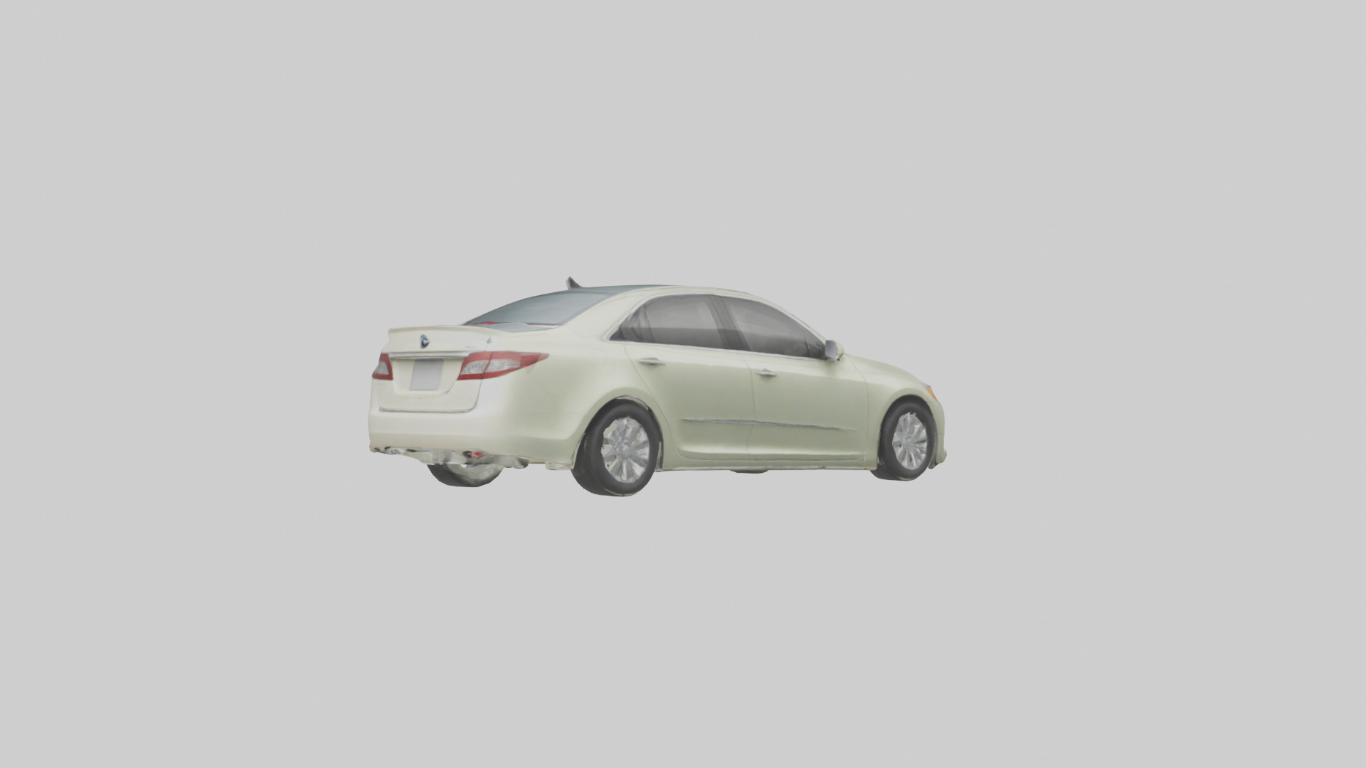 Ecofriendly Sedan model 3D model_2