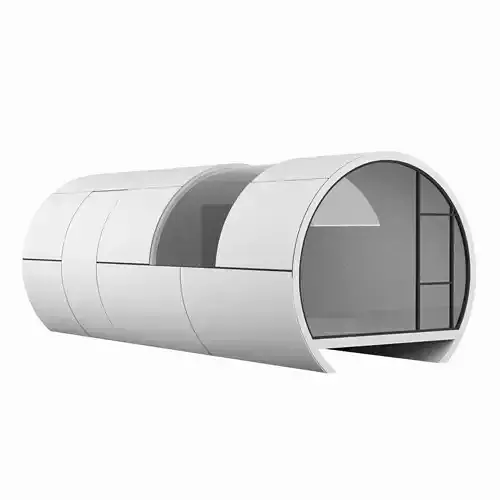 Tubular Outdoor Cabin 3D model