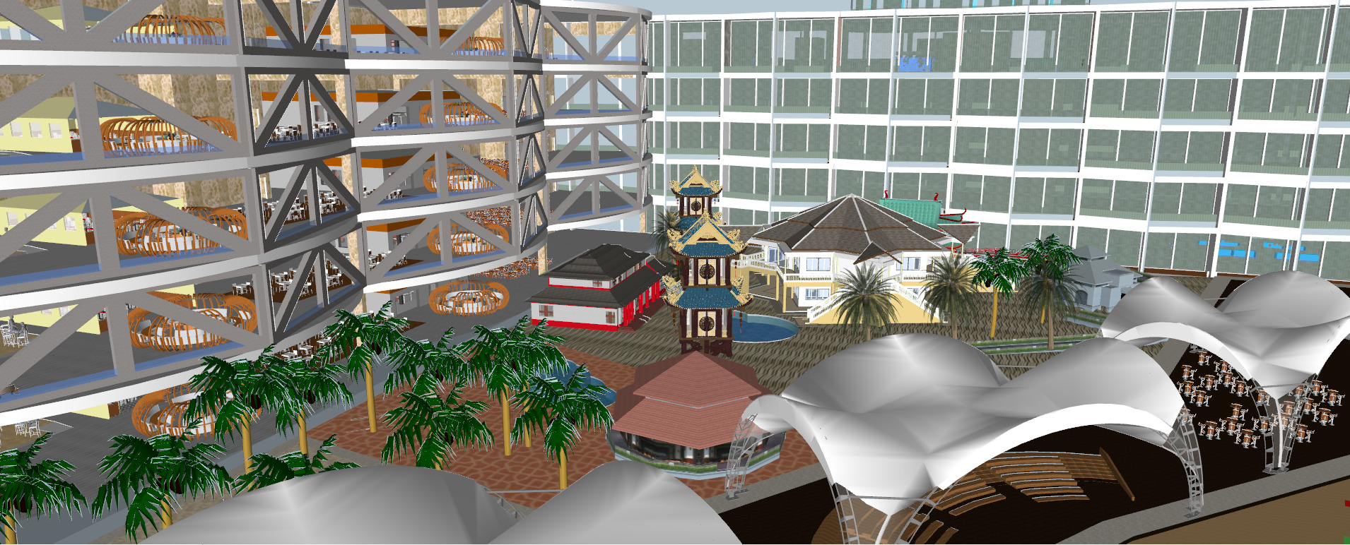 The NEW CENTURY GLOBAL CENTER 2020 3D model_19