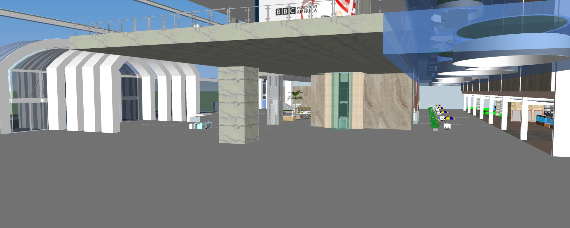 The NEW CENTURY GLOBAL CENTER 2020 3D model_35