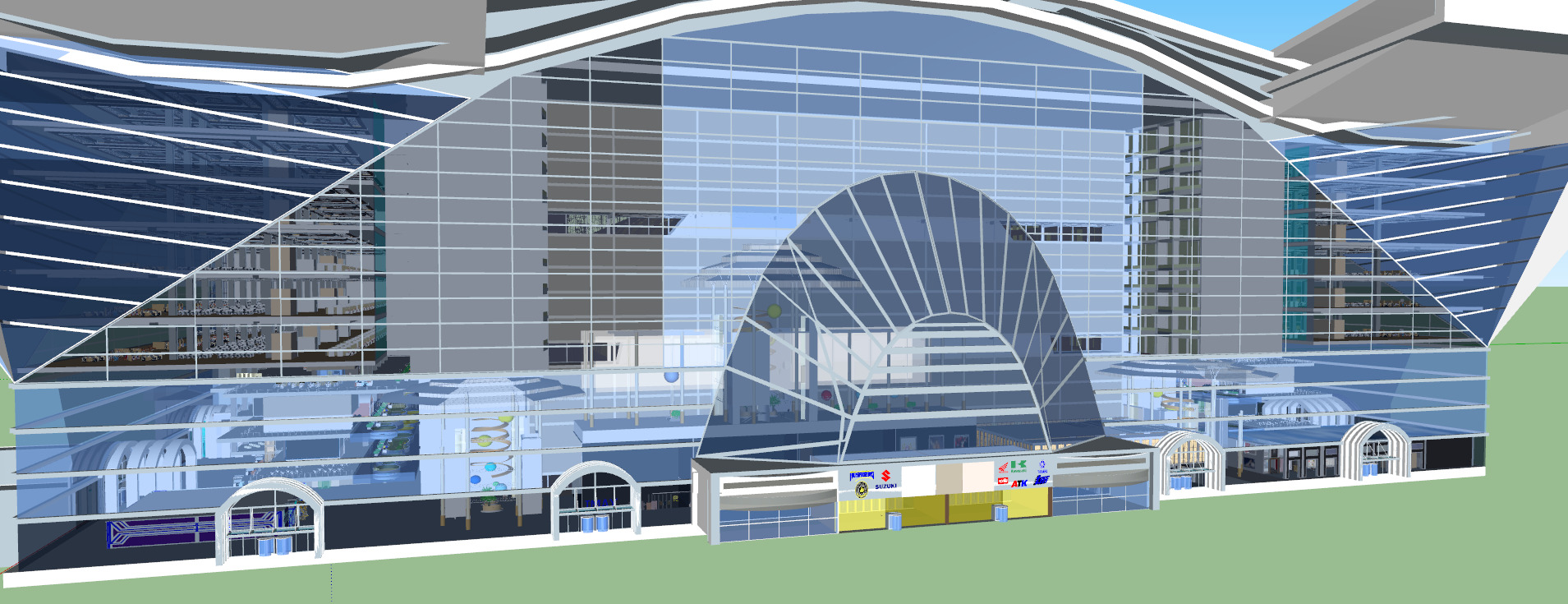 The NEW CENTURY GLOBAL CENTER 2020 3D model_1