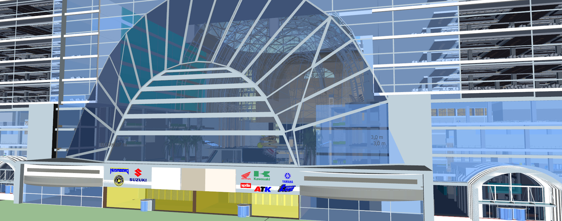 The NEW CENTURY GLOBAL CENTER 2020 3D model_3