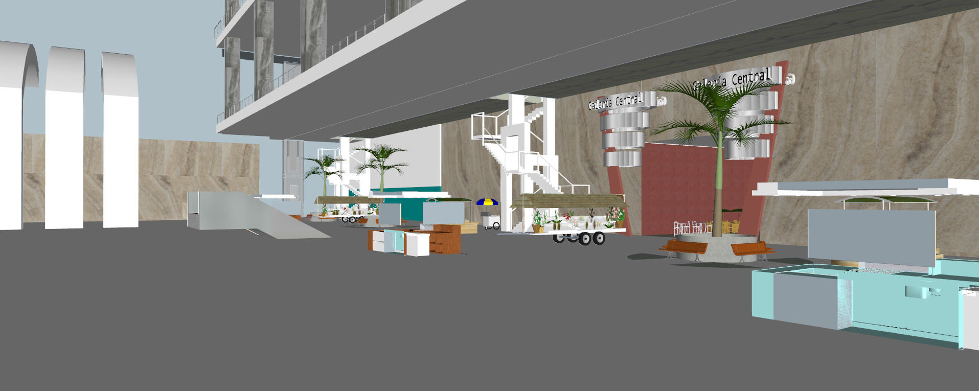 The NEW CENTURY GLOBAL CENTER 2020 3D model_36