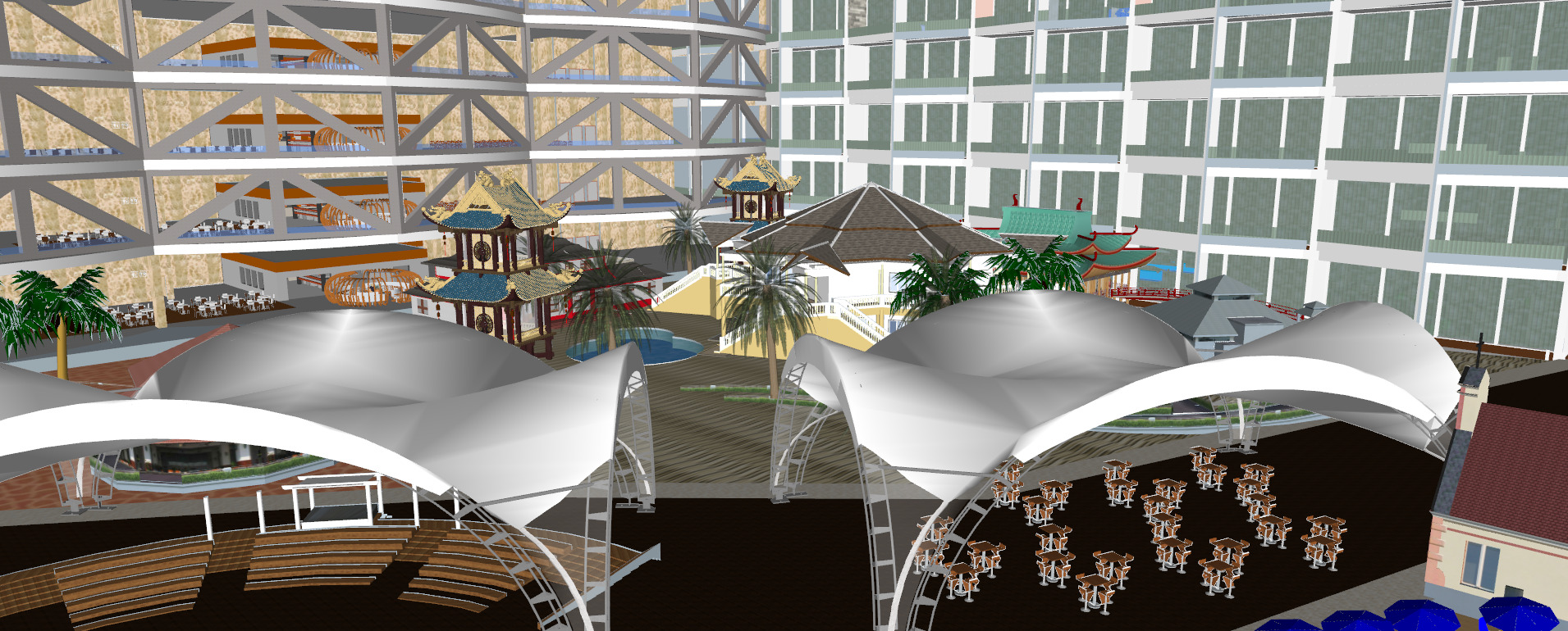 The NEW CENTURY GLOBAL CENTER 2020 3D model_20