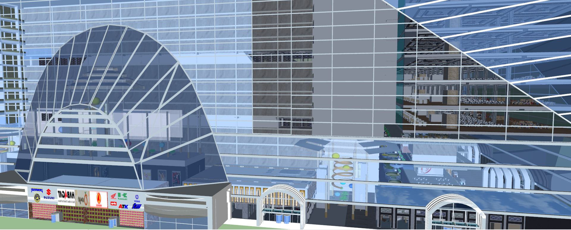 The NEW CENTURY GLOBAL CENTER 2020 3D model_56