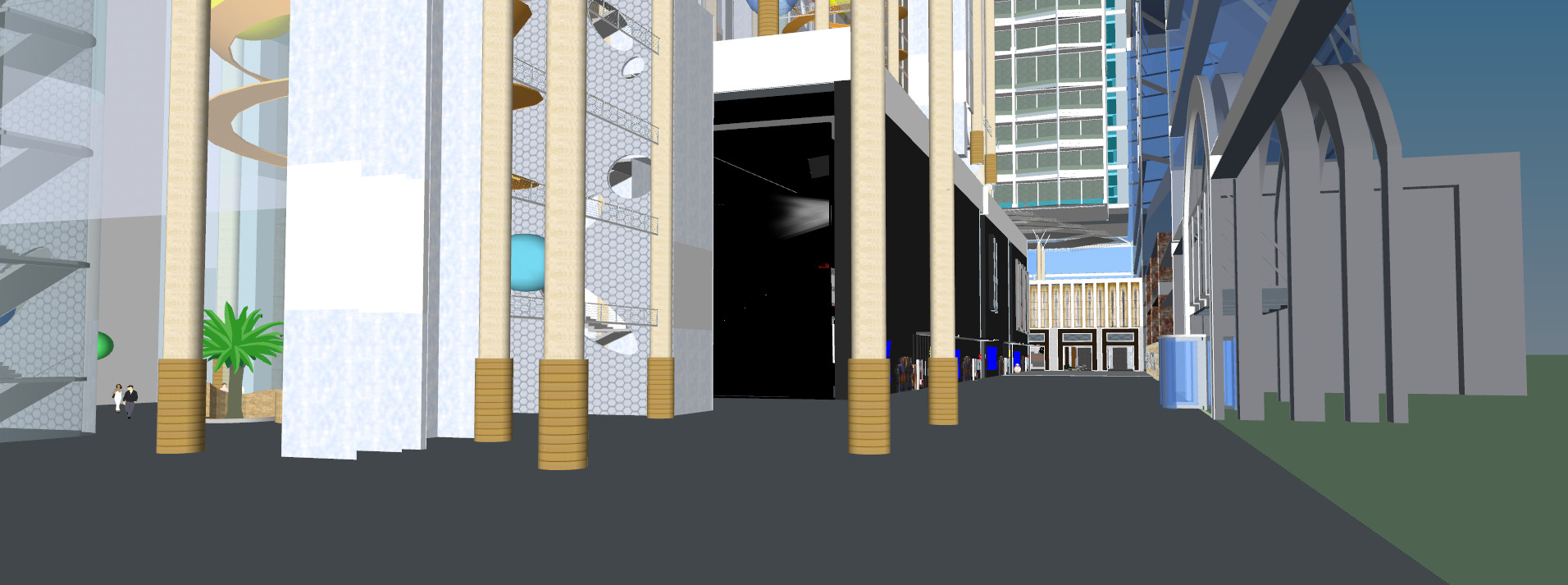 The NEW CENTURY GLOBAL CENTER 2020 3D model_62