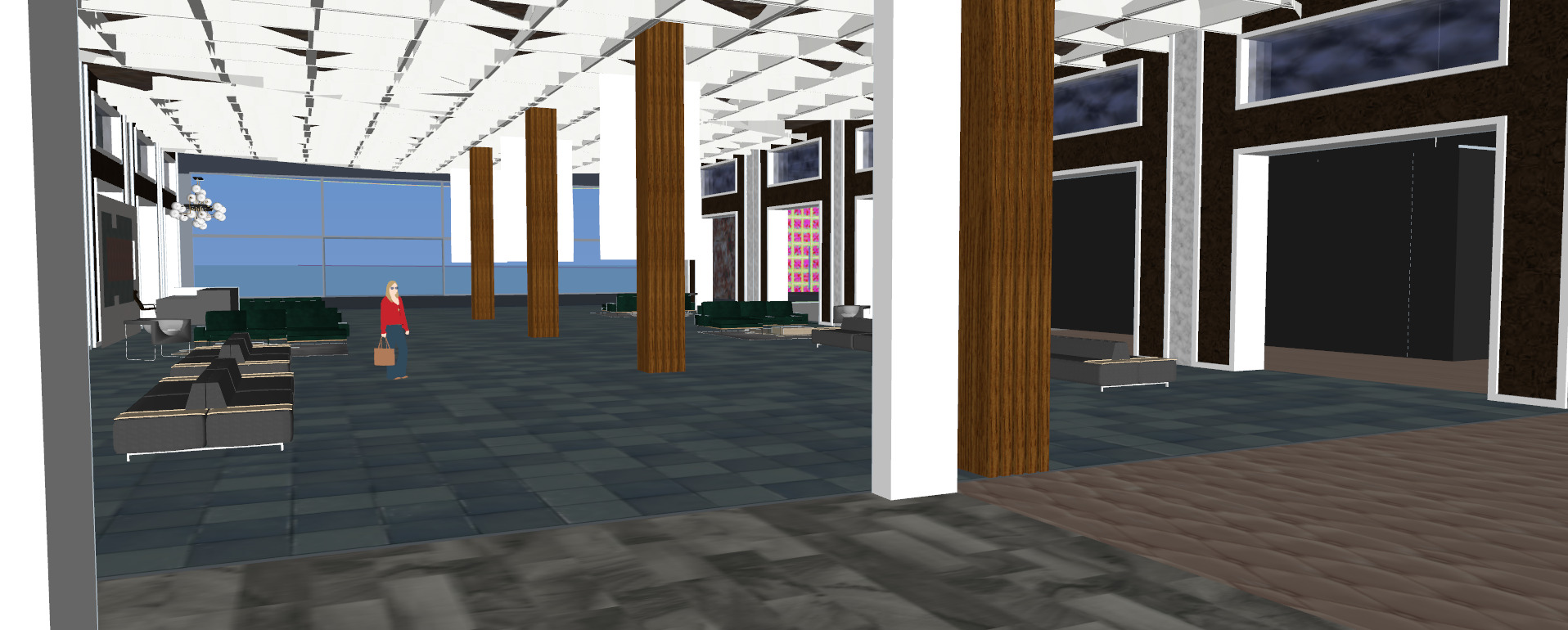 The NEW CENTURY GLOBAL CENTER 2020 3D model_48