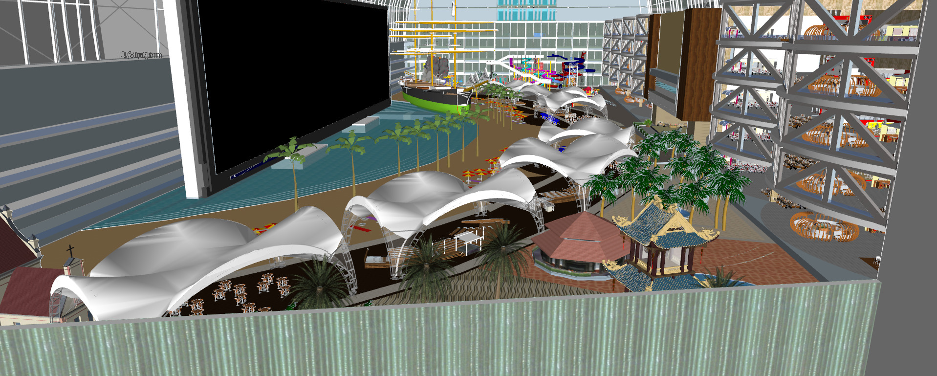 The NEW CENTURY GLOBAL CENTER 2020 3D model_23