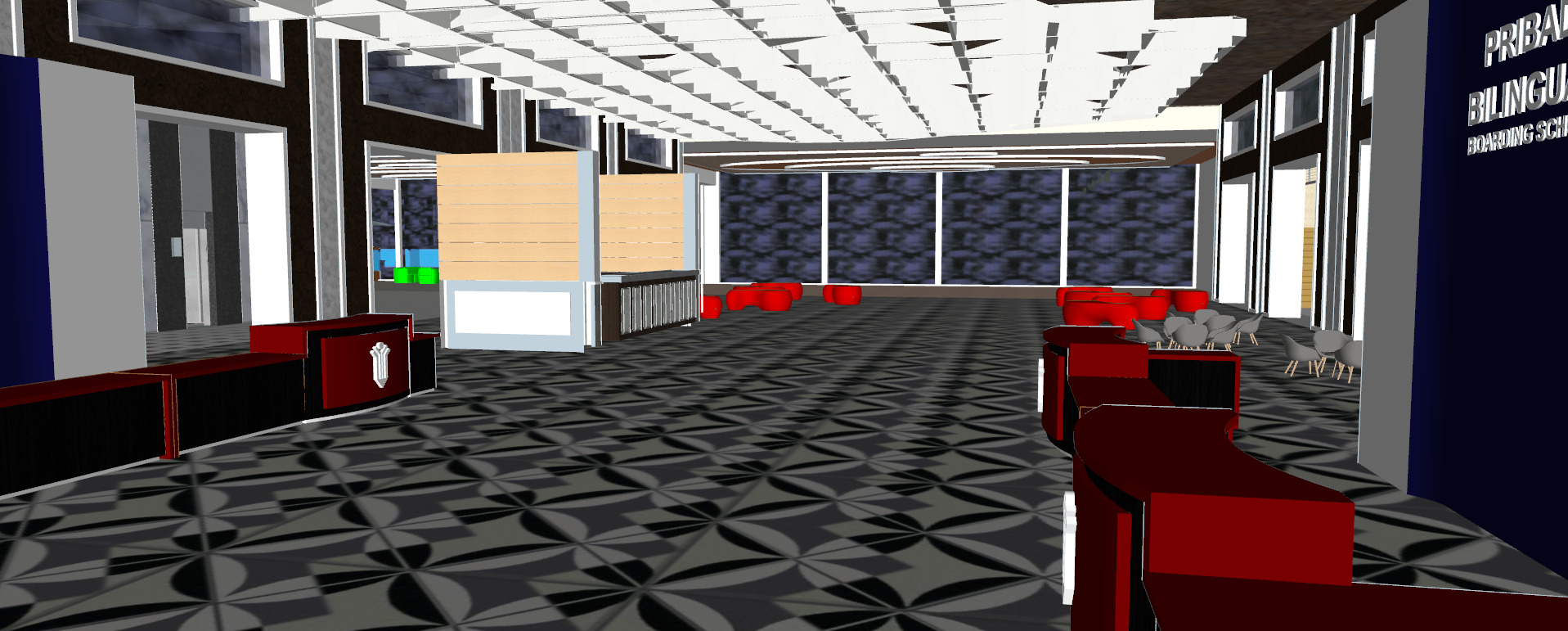 The NEW CENTURY GLOBAL CENTER 2020 3D model_43