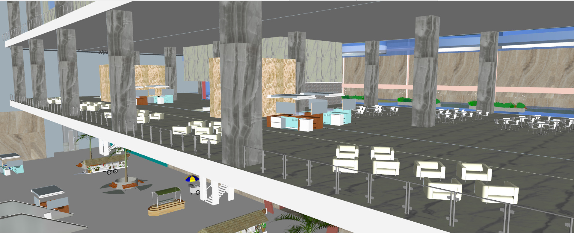 The NEW CENTURY GLOBAL CENTER 2020 3D model_37