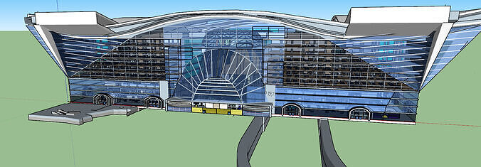 The NEW CENTURY GLOBAL CENTER 2020 3D model