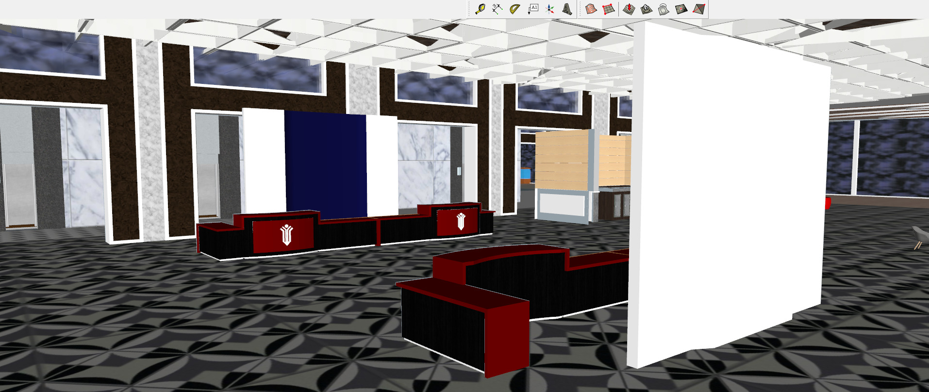 The NEW CENTURY GLOBAL CENTER 2020 3D model_42