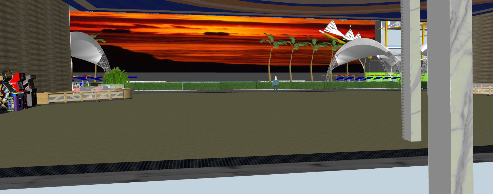 The NEW CENTURY GLOBAL CENTER 2020 3D model_11