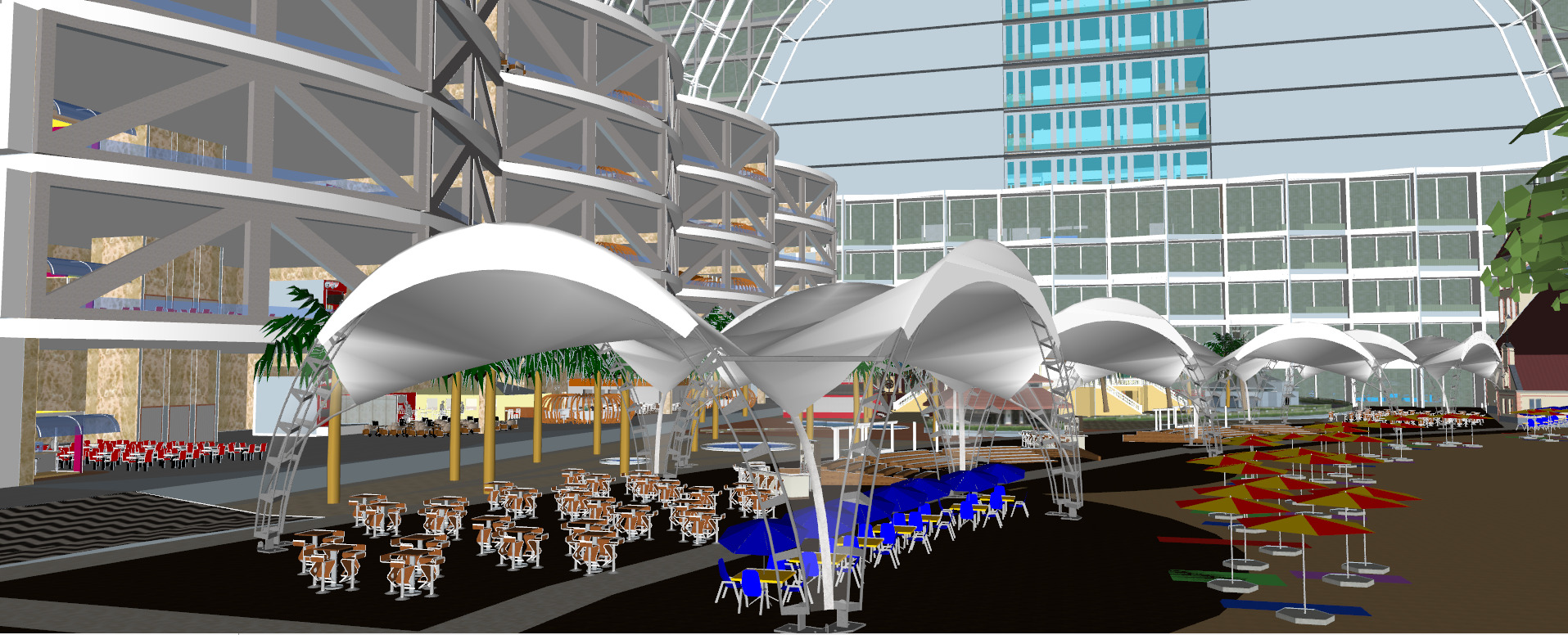 The NEW CENTURY GLOBAL CENTER 2020 3D model_18