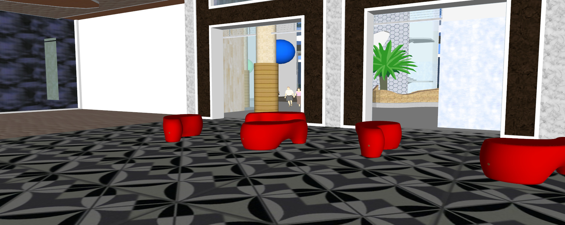 The NEW CENTURY GLOBAL CENTER 2020 3D model_44