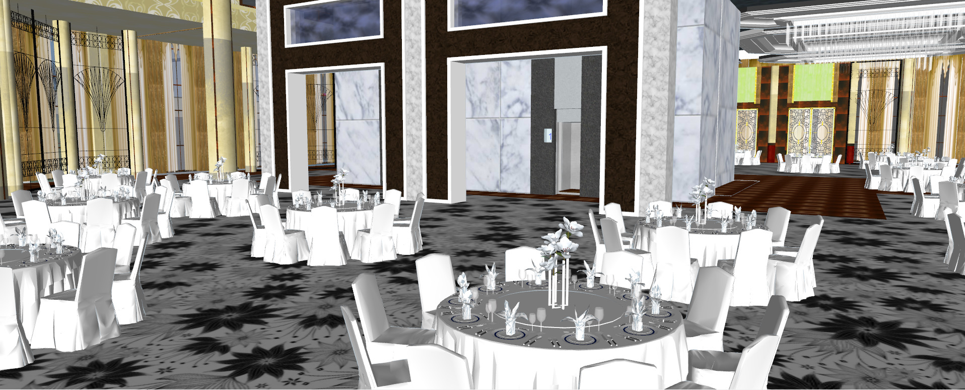 The NEW CENTURY GLOBAL CENTER 2020 3D model_45