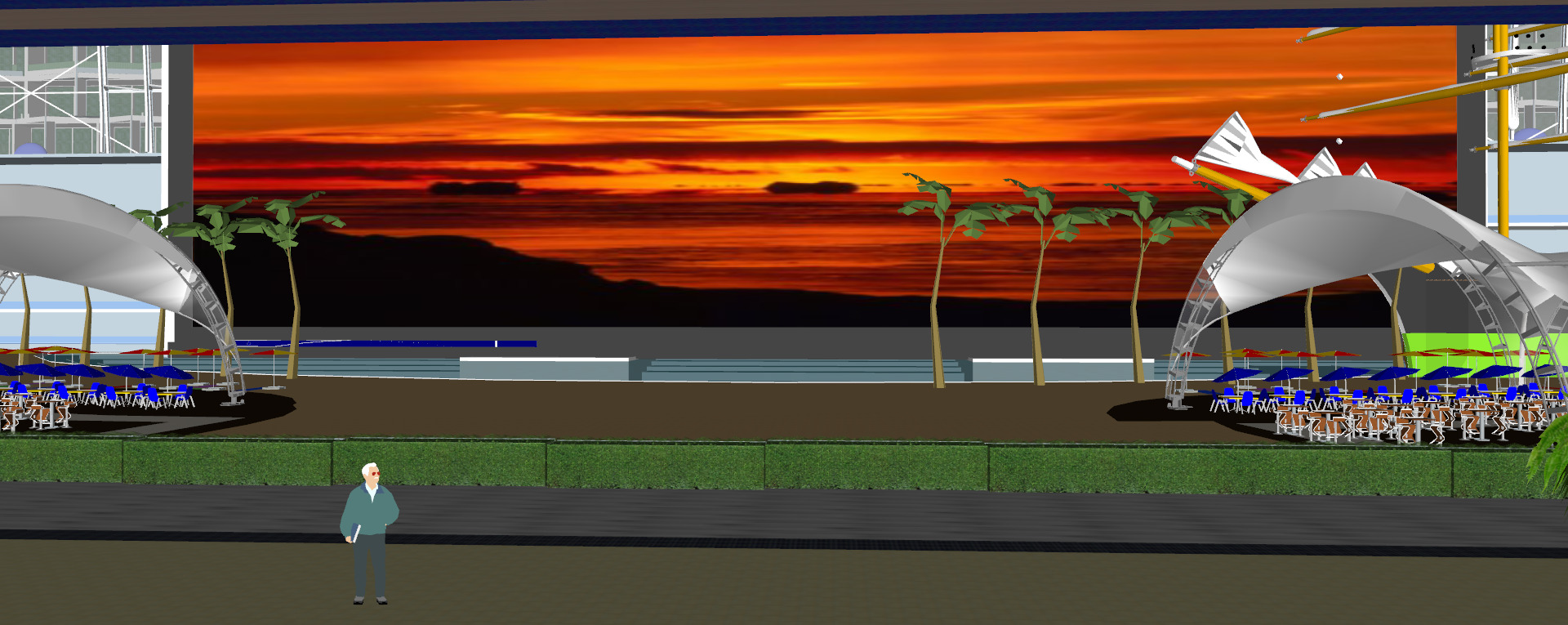 The NEW CENTURY GLOBAL CENTER 2020 3D model_15